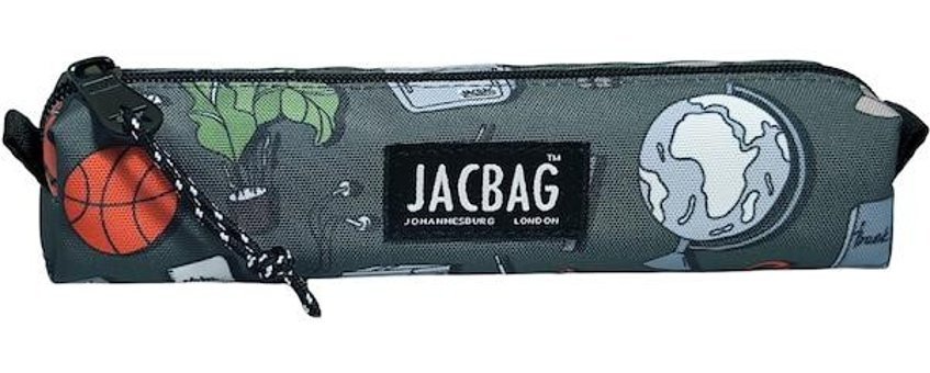Jacbag Jac-15 Gri-Turuncu Tek Gözlü Cüzdan Kalemlik