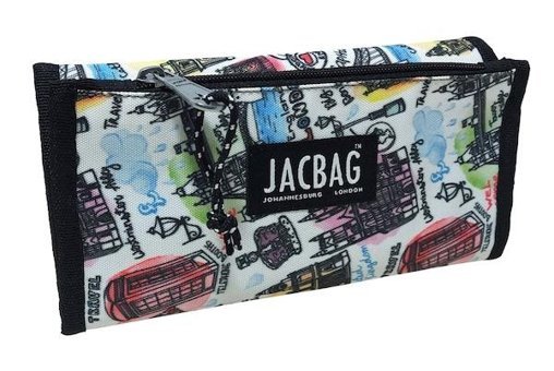 Jacbag Duplex Londra Çok Renkli Katlanabilir Cüzdan Kalemlik