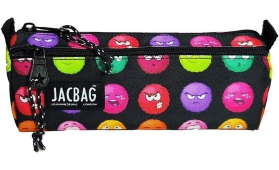 Jacbag Jac-02 Pembe-Turuncu Bölmeli Çift Gözlü Cüzdan Kalemlik