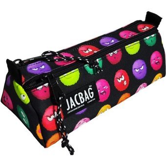 Jacbag Jac-02 Pembe-Turuncu Bölmeli Çift Gözlü Cüzdan Kalemlik