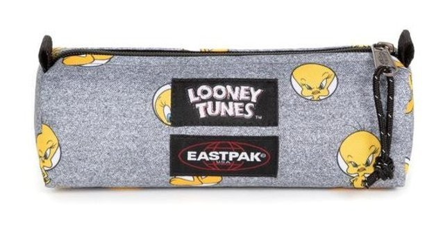 Eastpak Tweety Gri Tek Gözlü Cüzdan Kalemlik