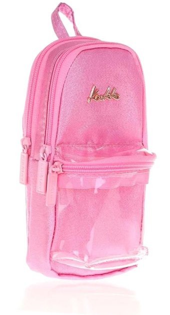 Elatae K2500 Pembe Bölmeli Çift Gözlü Cüzdan Kalemlik