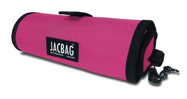 Jacbag Senior Pembe Düz Katlanabilir Tek Gözlü Rulo Kalemlik