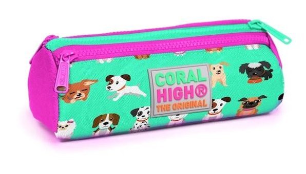 Yaygan Yavru Köpek Çok Renkli Bölmeli 3 Gözlü Cüzdan Kalemlik