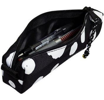 Jacbag Jac-15 Siyah-Beyaz Tek Gözlü Cüzdan Kalemlik