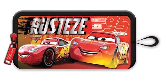 Cars 42184 Kırmızı Bölmeli Çift Gözlü Cüzdan Kalemlik