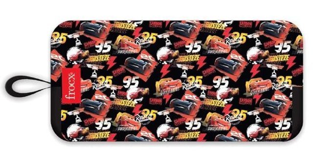 Cars 42184 Kırmızı Bölmeli Çift Gözlü Cüzdan Kalemlik