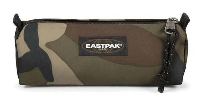 Eastpak Vfe-Ek372181 Kahverengi-Yeşil Tek Gözlü Cüzdan Kalemlik