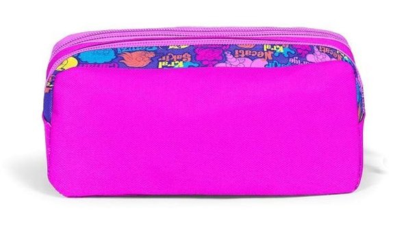 Yaygan 32186 Mavi-Pembe Bölmeli Çift Gözlü Cüzdan Kalemlik