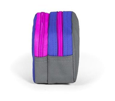 Coral High 22278 Gri Bölmeli Çift Gözlü Cüzdan Kalemlik