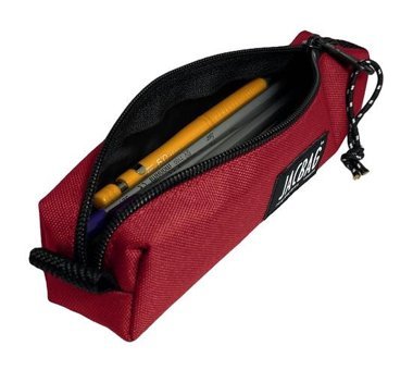 Jacbag Jac-15 Kırmızı Düz Tek Gözlü Cüzdan Kalemlik
