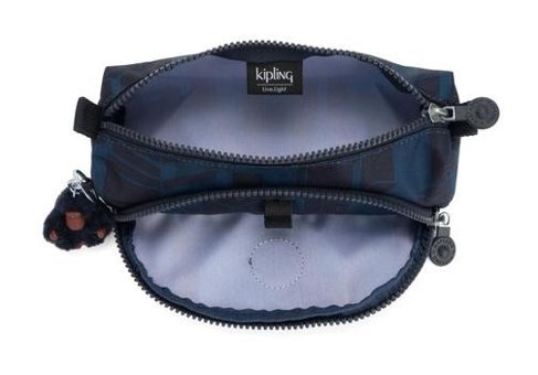 Kipling Mavi Bölmeli Çift Gözlü Cüzdan Kalemlik