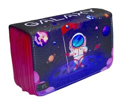Mj Toys Mavi Bölmeli Katlanabilir 3 Gözlü Cüzdan Kalemlik