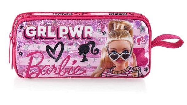 Barbie 41239 Pembe Bölmeli Çift Gözlü Cüzdan Kalemlik