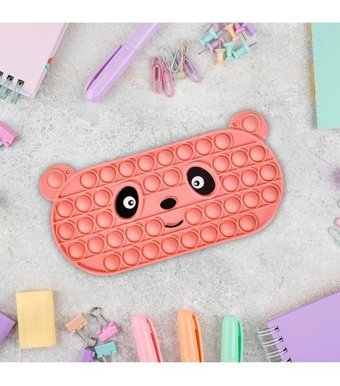 Magideal Pembe Popit Tek Gözlü Cüzdan Kalemlik