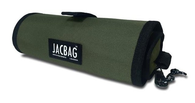 Jacbag Senior Haki Düz Katlanabilir Tek Gözlü Rulo Kalemlik
