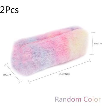 Heamor Pembe Peluş Tek Gözlü Cüzdan Kalemlik