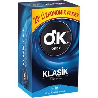 Okey Klasik Prezervatif 20'Lİ