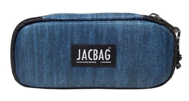 Jacbag Mavi Bölmeli Çift Gözlü Cüzdan Kalemlik