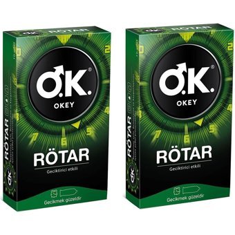 Okey Rötar Geciktiricili Prezervatif 2x10'lu