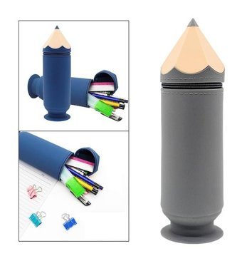 Magideal Gri Tek Gözlü Kalemlik