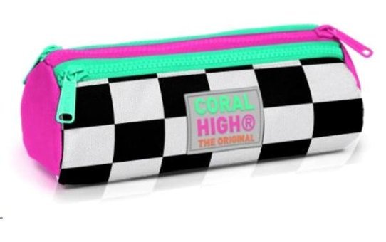 Coral High 22001 Pembe Bölmeli 3 Gözlü Cüzdan Kalemlik