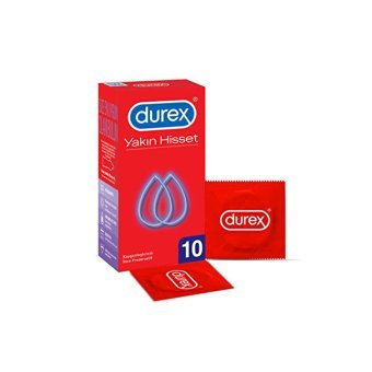 Durex Yakın Hisset İnce Prezervatif 10'lu