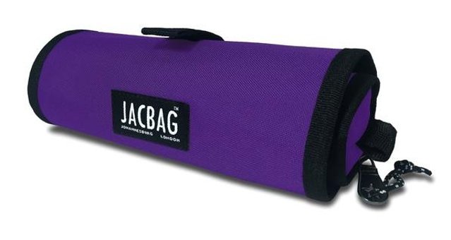 Jacbag Senior Mor Düz Katlanabilir Tek Gözlü Rulo Kalemlik