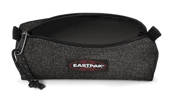 Eastpak Ek372N98 Siyah Simli Tek Gözlü Cüzdan Kalemlik