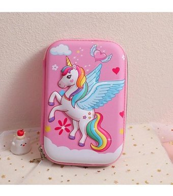 Heamor Unicorn Pembe Tek Gözlü Kalemlik