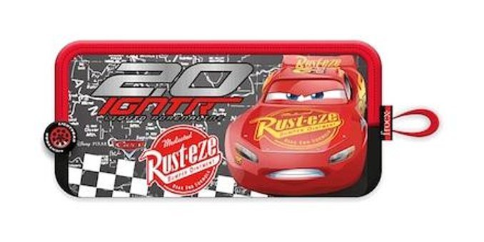 Cars Gri-Kırmızı Tek Gözlü Cüzdan Kalemlik