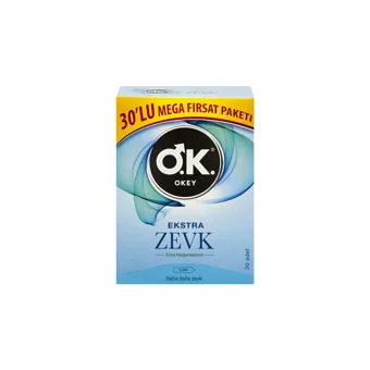 Okey Ekstra Zevk Prezervatif 30'lu