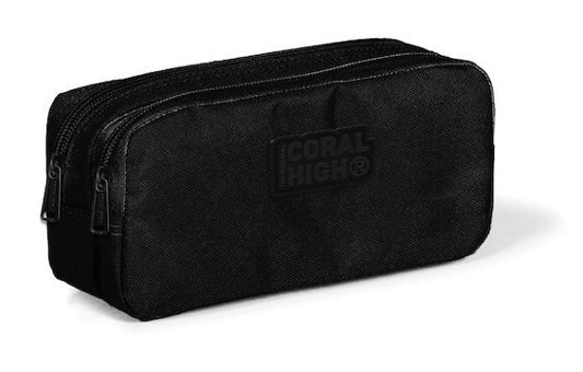 Coral High 22196 Siyah Bölmeli Çift Gözlü Cüzdan Kalemlik