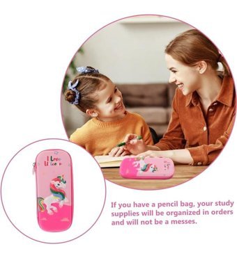 Heamor Eva Rabbit Cute Mor Tek Gözlü Kalemlik