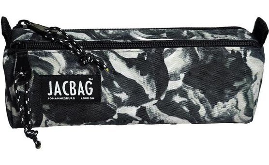 Jacbag Jac-02 Dumanlı Siyah Bölmeli Çift Gözlü Cüzdan Kalemlik