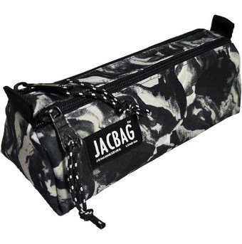 Jacbag Jac-02 Dumanlı Siyah Bölmeli Çift Gözlü Cüzdan Kalemlik