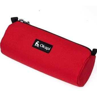 Okapi Okp-104 Kırmızı Düz Tek Gözlü Cüzdan Kalemlik