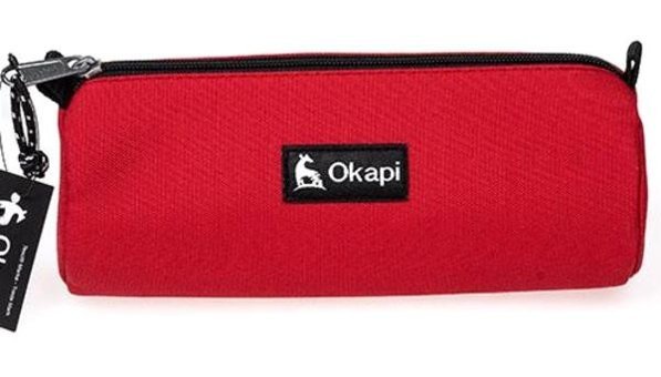Okapi Okp-104 Kırmızı Düz Tek Gözlü Cüzdan Kalemlik