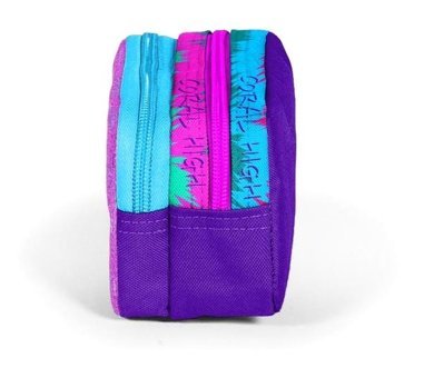 Coral High 12050 Pembe Bölmeli Çift Gözlü Cüzdan Kalemlik