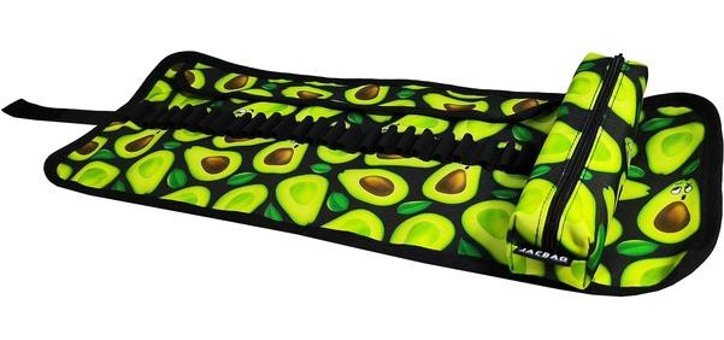 Jacbag Jac-14 Çimen Yeşili Katlanabilir Tek Gözlü Rulo Kalemlik