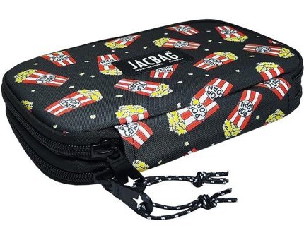 Jacbag Jac-11 Kırmızı-Sarı Bölmeli Çift Gözlü Cüzdan Kalemlik