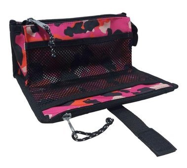 Jacbag Twin Kırmızı-Siyah Bölmeli Katlanabilir Çift Gözlü Cüzdan Kalemlik