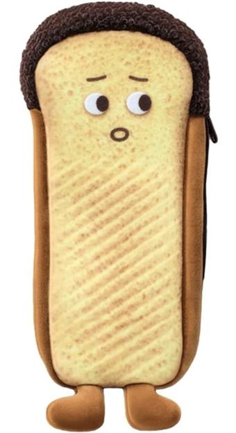 Heamor Kawaii Tost Kahverengi Tek Gözlü Cüzdan Kalemlik