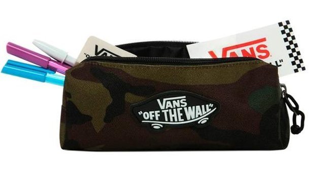 Vans Siyah Tek Gözlü Cüzdan Kalemlik