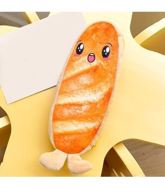 Magideal Bej-Turuncu Ekmek Tek Gözlü Cüzdan Kalemlik