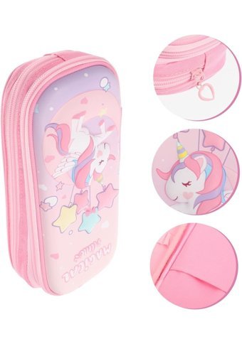 Heamor Unicorn Mor Tek Gözlü Kalemlik