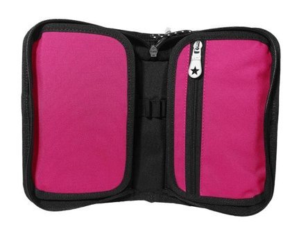 Jacbag Cover Pembe Düz Katlanabilir Cüzdan Kalemlik