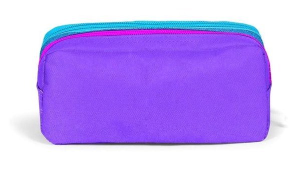 Coral High 12064 Pembe Bölmeli Simli Çift Gözlü Cüzdan Kalemlik