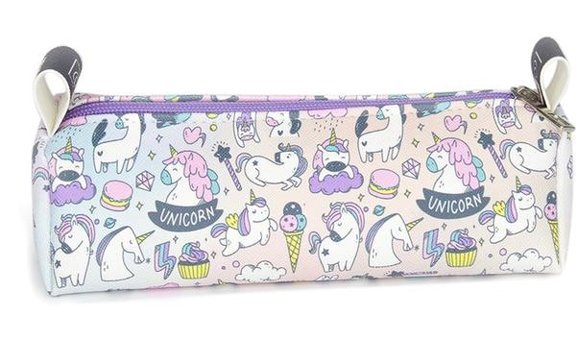 Onesize Unicorn Çok Renkli Tek Gözlü Cüzdan Kalemlik