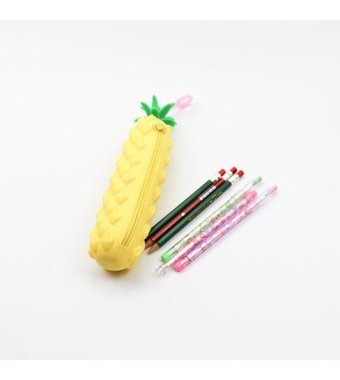 Heamor Ananas Sarı Tek Gözlü Cüzdan Kalemlik